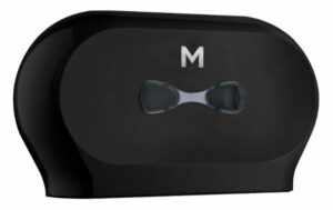 Matthews Packaging & Hygiene Double Mini Jumbo Roll Dispenser (Black) (MPH27595)