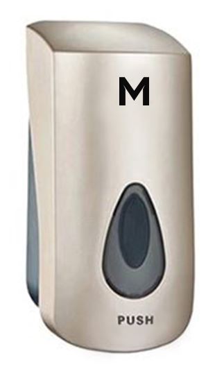 Matthews Packaging & Hygiene Liquid Wall Dispenser (Gold, 1000ml) (MPH28930)