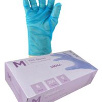 Matthews Packaging & Hygiene TPE Powder Free Gloves (Blue, S) (MPH29075)