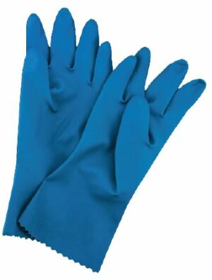 Matthews Packaging & Hygiene Silverline Latex Gloves (Blue, L) (MPH29465)