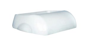 Matthews Packaging & Hygiene Wall Mount Bin 23L Hidden Lid (White) (MPH2988)