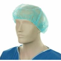 Matthews Packaging & Hygiene Polypropylene Bouffant Hats (Blue) (MPH30000)