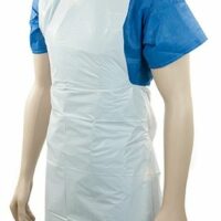 Matthews Packaging & Hygiene Polyethylene Back Tie Apron (White) (MPH30260)