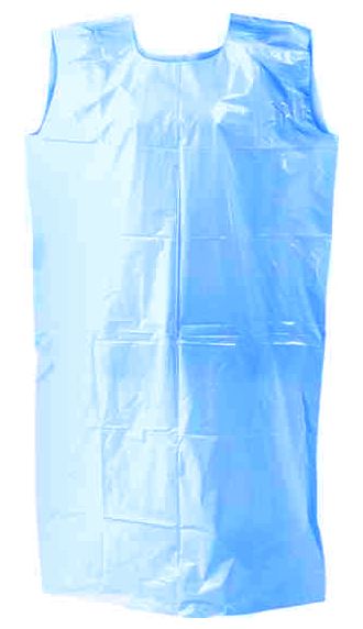 Matthews Packaging & Hygiene Polyethylene Sleeveless Aprons (Blue) (MPH30335)