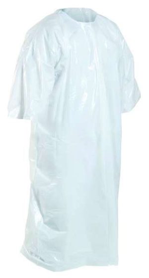 Matthews Packaging & Hygiene Polyethylene Splash Jacket (White) (MPH30360)