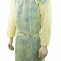 Matthews Packaging & Hygiene Polypropylene Isolation Gown (Yellow) (MPH30485)