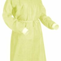 Matthews Packaging & Hygiene Polypropylene Coated Isolation Gown (Yellow) (MPH30492)