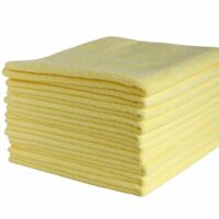 Matthews Packaging & Hygiene Microfibre Cloths (Yellow) (MPH33163)