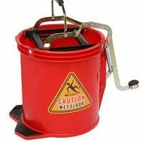 Matthews Packaging & Hygiene Metal Wringer Bucket (Red) (MPH33572)