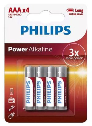 Matthews Packaging & Hygiene Philips Power Alkaline Battery (AAA) (MPH34680)