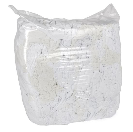 Matthews Packaging & Hygiene White T-Shirt Rags (MPH37425)