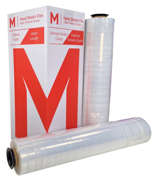 Matthews Packaging & Hygiene Premium Hand Stretch Film (Clear, 12mu) (MPH8020)
