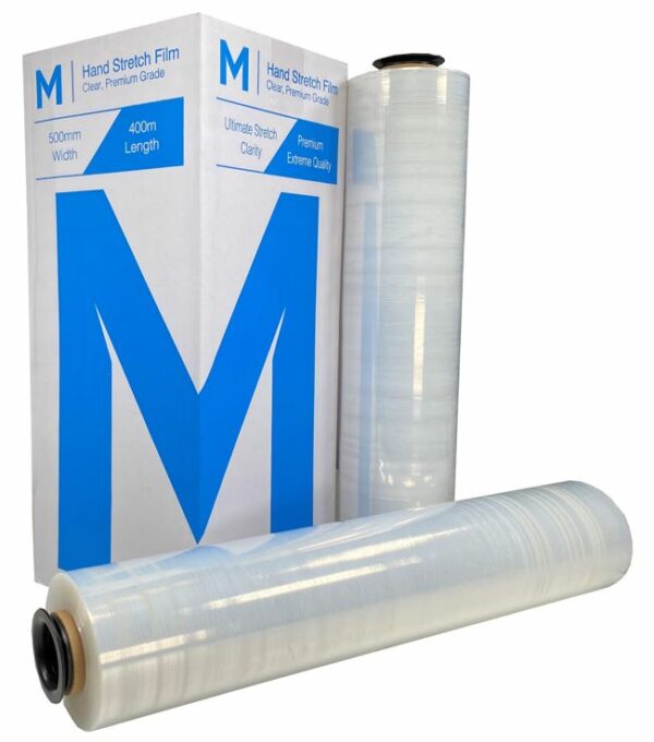 Matthews Packaging & Hygiene Premium Hand Stretch Film (Clear, 15mu) (MPH8040)
