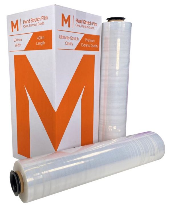 Matthews Packaging & Hygiene Premium Hand Stretch Film (Clear, 17mu) (MPH8055)