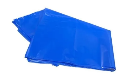 80L blue bin liner for household and commercial waste disposal
