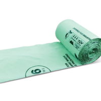 80L compostable bin liner for organic waste disposal