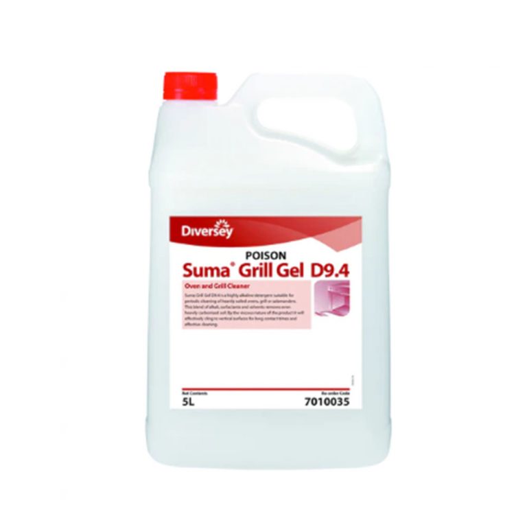 Diversey Suma® Grill Gel D9.4 Oven and Grill Cleaner 5L (Carton of 2