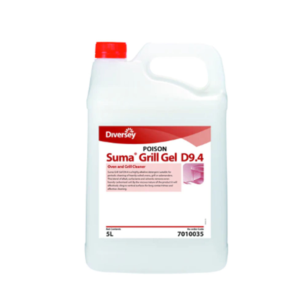 Diversey Suma® Grill Gel D9.4 – Oven and Grill Cleaner 5L (Carton of 2) (7010035)