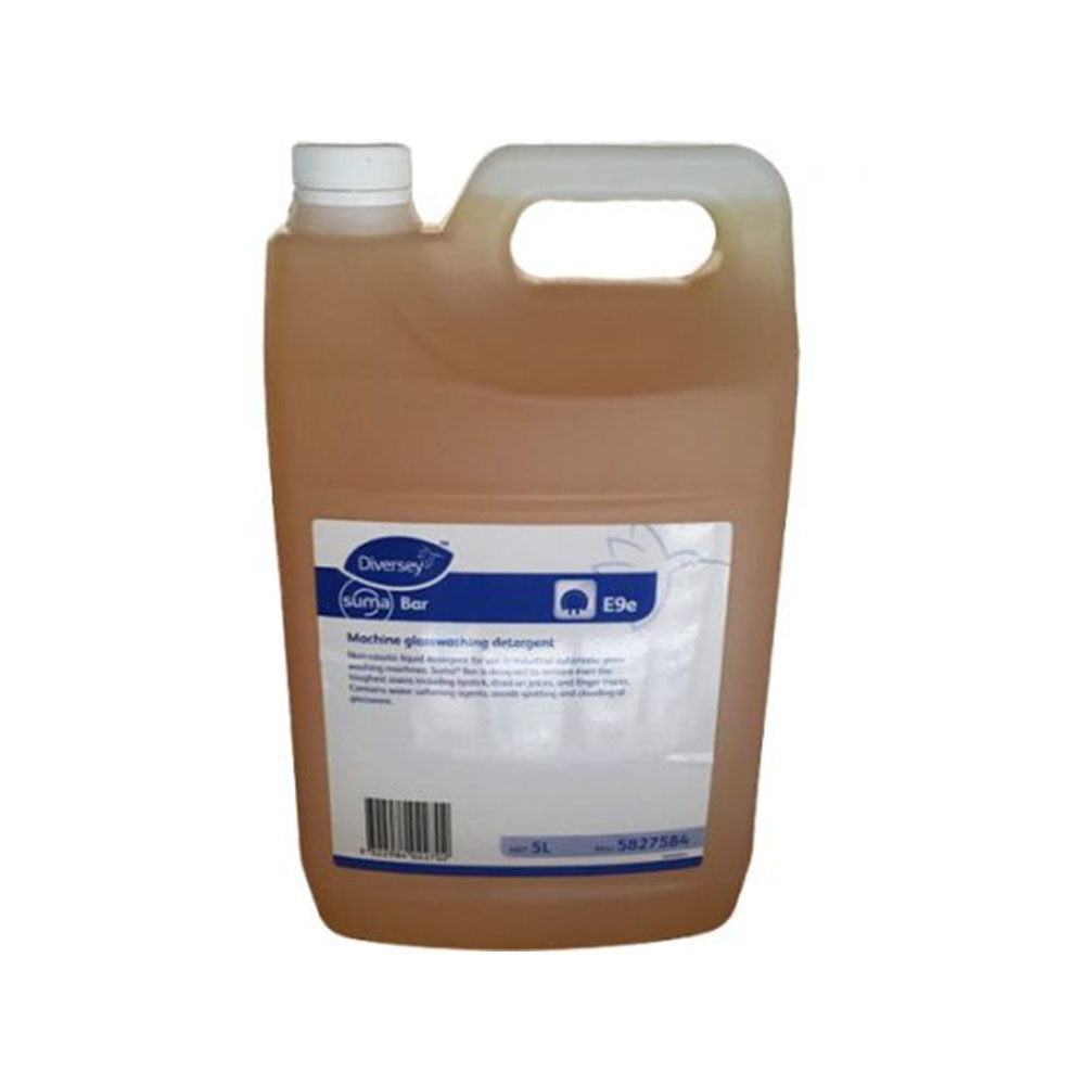 Diversey Suma® Bar – Machine Glasswashing Detergent 5L (Carton of 2) (5827584)