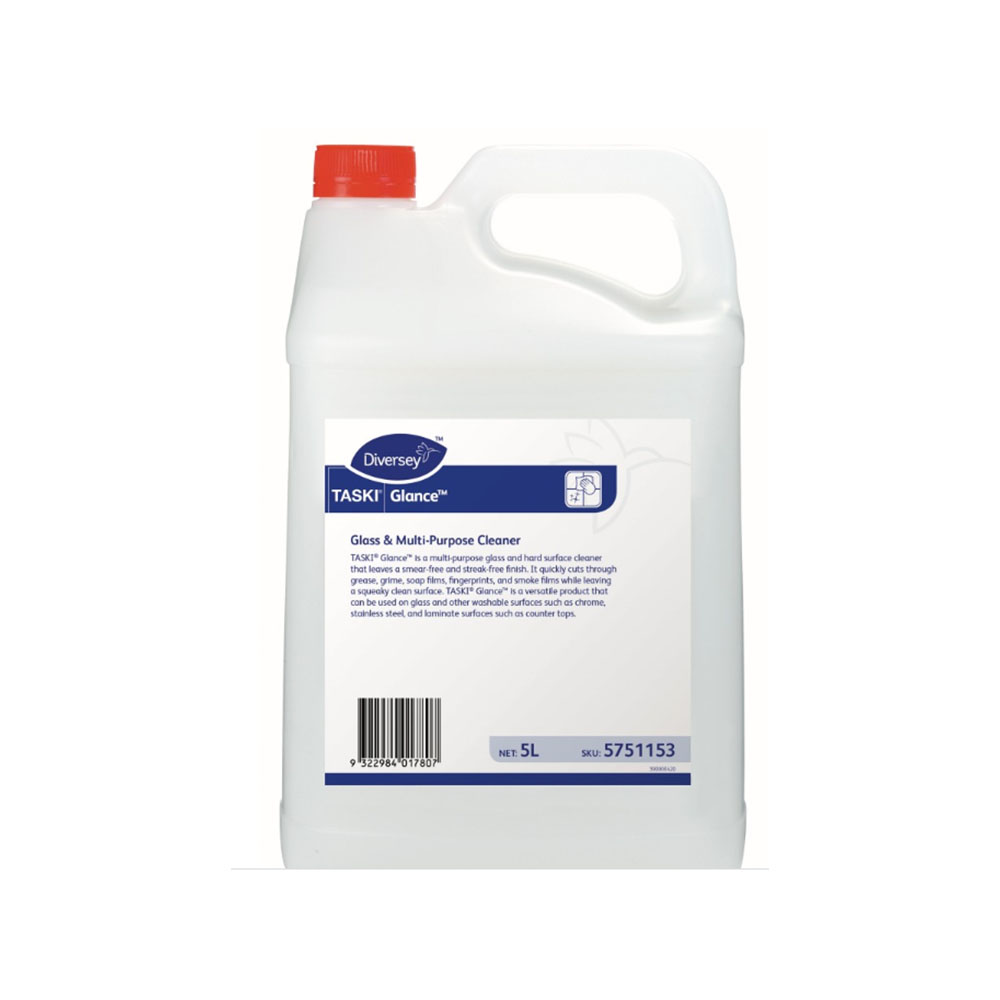 Diversey Glance™ – Glass & Multi-Surface Cleaner 5L (Carton of 2) (5751153)
