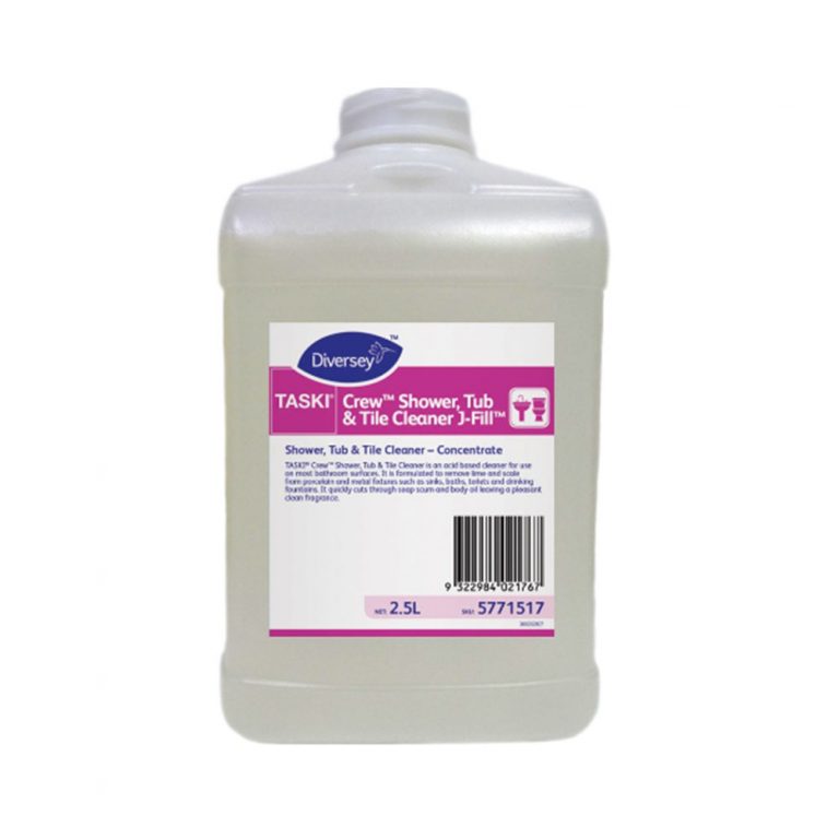 Diversey Crew™ Shower Tub & Tile JFill™ Shower, Tub & Tile Cleaner Concentrate 2.5L (Carton
