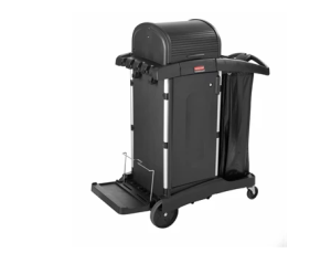 Rubbermaid Executive Janitorial Cleaning Cart with doors and hood high ...