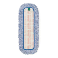 Rubbermaid HYGE Microfiber Wet Pad High Absorbency Blue FGQ41600BL00