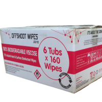 Offshoot 75% Alcohol Wet Wipes 160 Wipes per Tub