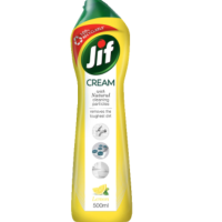 Jif Lemon Cream Cleanser With Natural Cleaning Particles 500ml