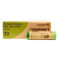 Ecopack 80L Compostable Bin Liners