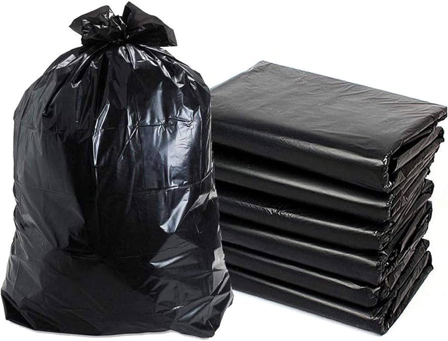 80L heavy duty bin liner for waste disposal