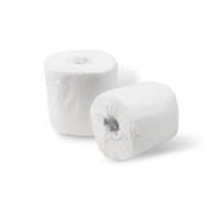 Individually wrapped 2 ply toilet paper rolls for commercial and hospitality use