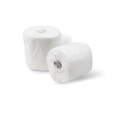 Individually wrapped 2 ply toilet paper rolls for commercial and hospitality use