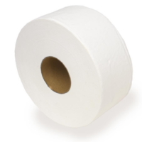 Jumbo toilet roll 2 ply for commercial washrooms and high traffic areas
