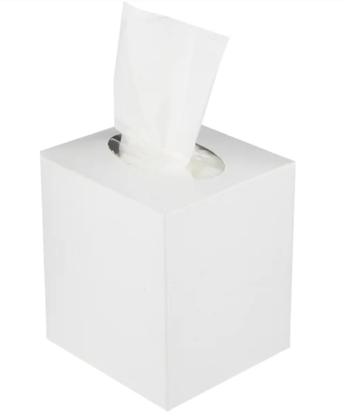 Cube facial tissue 2 ply soft tissues in box for office and hospitality use