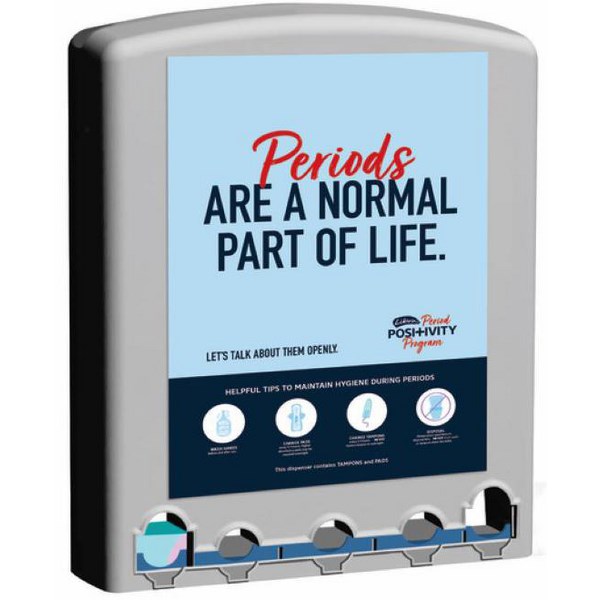 Libra Pads and Tampons Dispenser – Feminine Hygiene Dispenser for Commercial Washrooms
